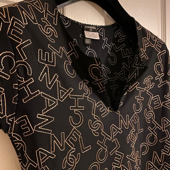 RARE!! CHANEL Monogram Top - Picture 8 of 11